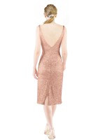 Cheap Jennifer Short Midi Length V-Neck Bridesmaid Dress Sydney