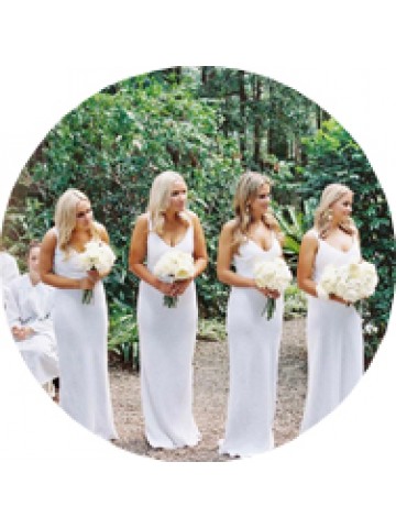 Cheap White Bridesmaid Dresses Sydney